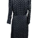 Joie  Printed Wrap Midi Dress Womens Size Small Sample Career Office Preppy Photo 5