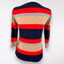 Tommy Hilfiger 3/4 Sleeve Top Boat Neck Modal Cotton Striped XS Photo 4