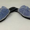 ALLSAINTS NEW All Saints Rumor Cotton Denim Jean Chambray Knot Bow Tie Slip On Flats Shoes Photo 2