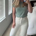 H&M white Straight Leg Jeans Photo 0