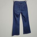 Reformation  PJ Mid-rise Cropped Flare True Blue Wash Size 27 EUC Photo 5