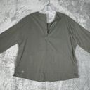 Lululemon Shirt Womens Medium Sage Green Live to Layer Casual Running Athleisure Photo 3