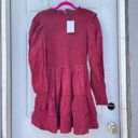 Sugar Lips BNWT  Elizabeth High Neck Smocked maroon mini dress ❤️ Photo 1