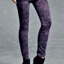 CAbi  8 Twilight Kinny Jeans Purple and Black Pants Photo 0