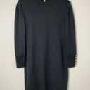 St. John Sweater Dress with Silver and Gold Button Details Photo 0