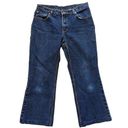 Jordache Vintage  Demi Boot Cropped Bootcut Jeans Dark Wash Denim 90s Mid Rise Photo 0