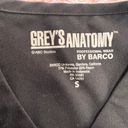 Grey's Anatomy  by Barco black‎ nursing scrub top size s Photo 3