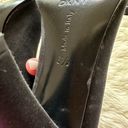 DKNY  Black Satin Square Toe Heels Women's 6.5 Photo 6