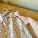 The Loft  Tropical Palm Linen Blend Waist Tie Shorts  Photo 2
