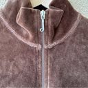 Juicy Couture Vintage  Velour Zip Track Jacket S Brown Photo 1