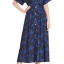 Equipment  Femme Nauman blue eclipse wrap midi dress Photo 0