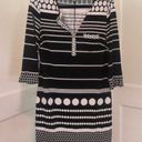 Donna Morgan  size 12 polka dot dress black and white Photo 0