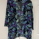 Women’s Size Small Colleen Lopez Tropical Sheer Duster Photo 1