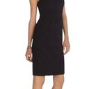 White House | Black Market WHBM Iconic Mesh Inset Sheath Dress in Black Size 4 Photo 2