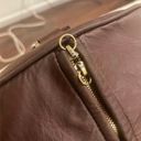 Classic Leather Duffel Weekender bag Brown Photo 6