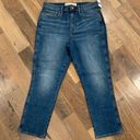 Gap  NWT Best Girlfriend Super High Rise Crop Blue Denim Jeans Size 29 Photo 0