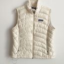 Patagonia  Size S Womens Cream Ivory Full Zip Vest Puffer Sleeveless Photo 0