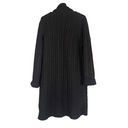 W By Worth Worth Black Cable Knit Heavy Wool Blend Long Belted Sweater Cardigan Women Sz L Photo 8