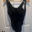 Adidas  black striped one piece swimsuit Photo 8