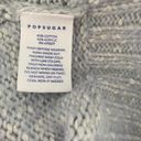 Popsugar Blue Marled Chunky Knit Sweater Photo 13