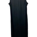 J.Crew NWT  Carolyn Dress Linen Black L Photo 0