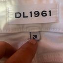 DL1961  White Florence Instasculpt Cropped Denim Jeans Women Sz 26 Photo 2