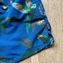 Patagonia  Barely Baggies 2.5” Short Women’s Size Medium Parrot Print Blue Photo 4