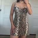 Pretty Little Thing Snake Print Mini Dress Photo 0