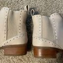 American Eagle  Outfitters White Pleather Ankle Booties Photo 2