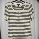 Laurens jeans striped white with black stripes blouse Size undefined Photo 1