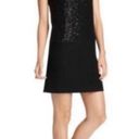 The Loft  Black Sequin Wool Blend Dress Size 2Tall Photo 1