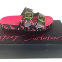 Betsey Johnson  Calli Black Pink Dopamine Fruit Print Sandals Size 7 Photo 6