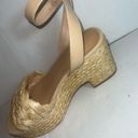 Marc Fisher  Chunky Braided Yarn Wedge Platform Heel sandal Photo 5