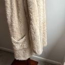 She & Sky Fuzzy Cream Cardigan Photo 2