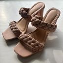 Cushionaire Nude Braided Strap Heels Photo 3