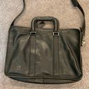 Coach Embassy Vintage Black Leather Briefcase ATTACHE Laptop Bag Purse Photo 6