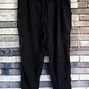 The Loft  Womens Pants Sz XSP XS Petite Black Linen Lyocell Blend with Stretch Photo 0