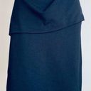 CAbi Solid Black Layered Pencil Skirt Photo 2