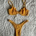Abercrombie & Fitch XS Yellow Bikini Top and Bottom Set Photo 0