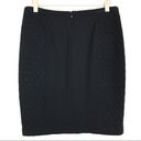 J. McLaughlin  Black Quilted Zipper Pencil Mini Skirt 4 Photo 3