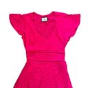 Tuckernuck  Francesca Hot Pink Faux-Wrap Dress Photo 5