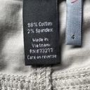 Apt. 9  Grey Midrise Capri 4 Career Crop Zipper Fly Cotton Blend Casual Photo 4