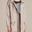 ALLSAINTS  Womens Utility Jacket Skylar Parka Cinches Waist & Hem Tan Medium FLAW Photo 0