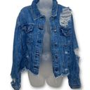 Cello  Distressed Jean Jacket Photo 1