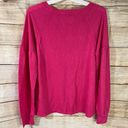 Sanctuary cozy lightweight puff sleeves pink pullover sweater women’s Size Large Photo 7