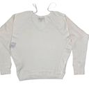 Free People  Santa Clara Dolman Thermal Knit Top Cream Oversize Boho Fairy M, NWT Photo 7