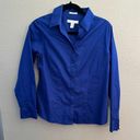 Chico's  Blue Long Sleeve Blouse Photo 0