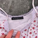 Brandy Melville White Flower Tank Top Photo 2