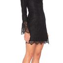 Majorelle  Black Lulu Lace Bell Sleeve Open Back Bodycon Mini Dress Size XS Photo 6