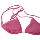 OP  Halter Hot Pink Triangle Bikini Bathing Suit Top Size S-M Photo 9